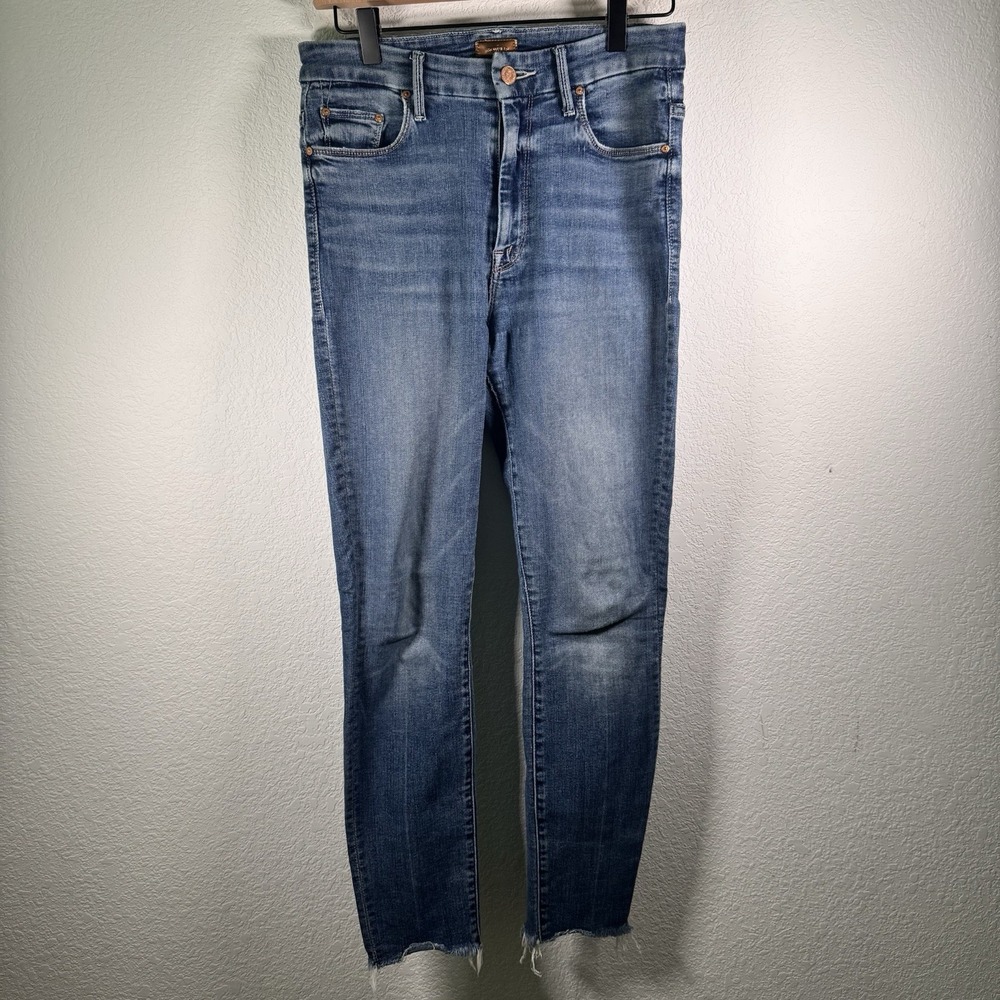 MOTHER High Waisted Looker Ankle Fray in Walking On Coals | Size 27